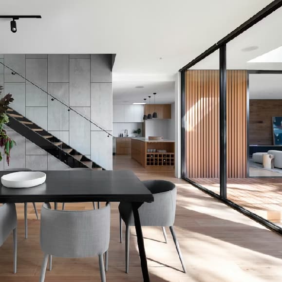 High-end luxury office interior