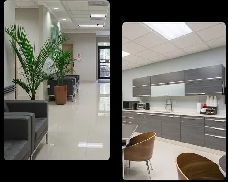 High-end luxury office interior