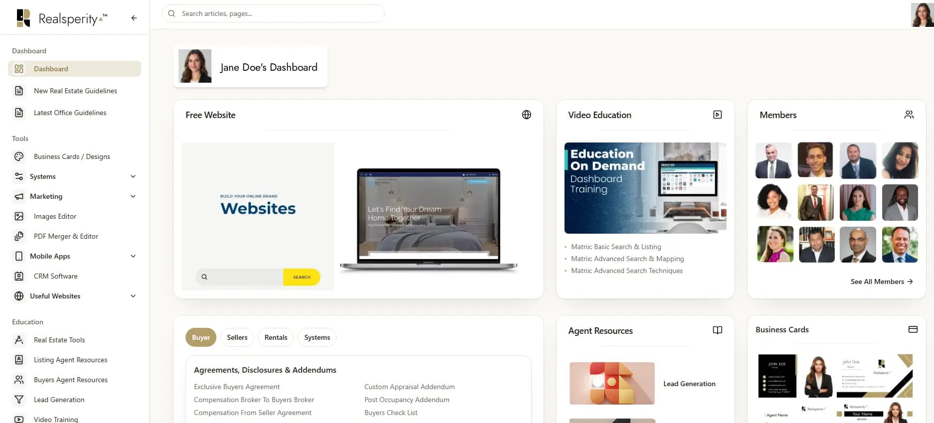 A Backend for Your Real Estate Business