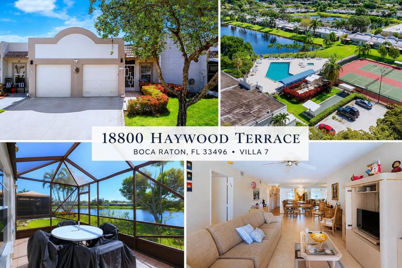 18800 Haywood Terrace # 7, Boca Raton FL 33496