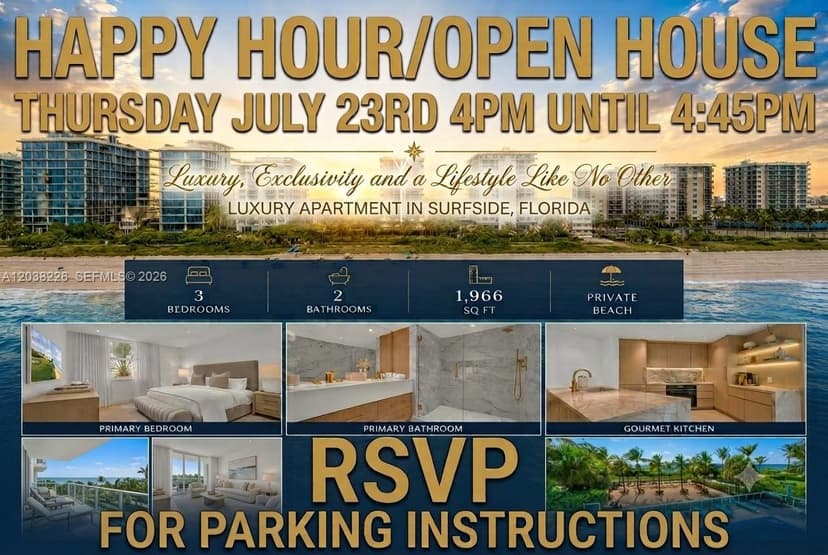 9201 Collins Ave (Remodel & Furniture) # 422, Surfside FL 33154