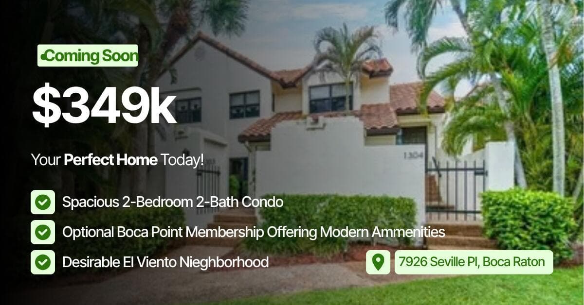 7926 Seville Place # 2002, Boca Raton FL 33433 - Boca Raton, FL - Photo 1