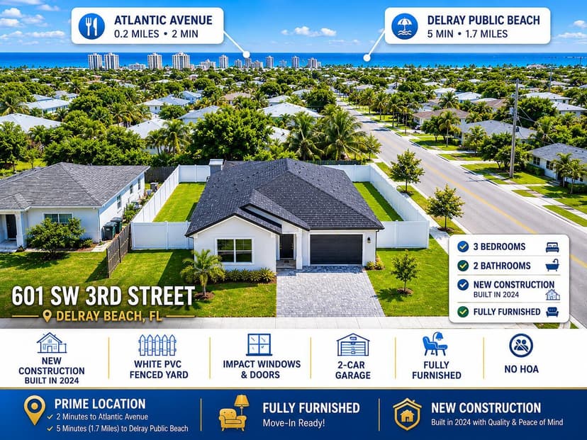 601 SW 3rd Street, Delray Beach FL 33444